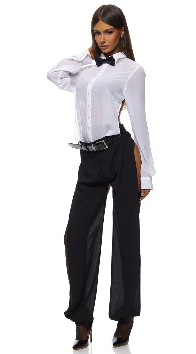 Business Casual 8 Piece Meme Character Costume Set - Image 3