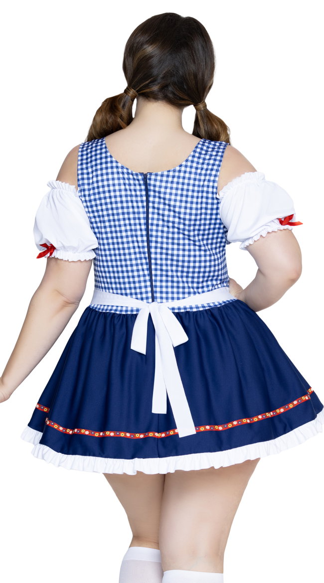 Plus Size Oktoberfest Cutie Apron Dress - Image 5