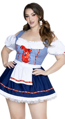 Plus Size Oktoberfest Cutie Apron Dress - Image 4