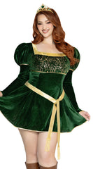 Plus Size Swamp Princess 3 Piece Costume - Image 1