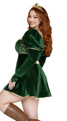Plus Size Swamp Princess 3 Piece Costume - Image 4