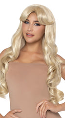 25 Inch Wavy Curtain Bang Wig - Image 4