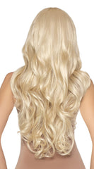 25 Inch Wavy Curtain Bang Wig - Image 3