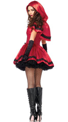 Plus Size Glamorous Red Riding Hood Costume - Image 2