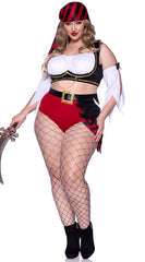 Plus Size Wicked Pirate Wench Costume - Image 1