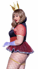 Plus Size Royal Card Queen Costume - Image 4
