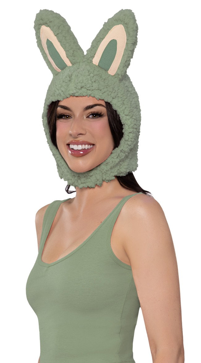 Green Little Monster Costume Hood - Image 2