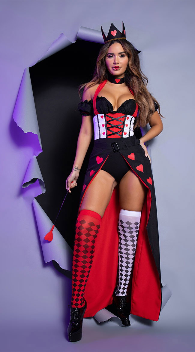 Enchanting Royal Heart Queen Costume - Image 5