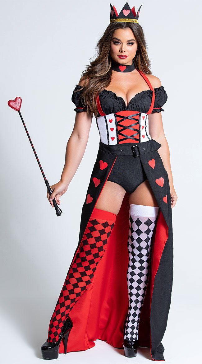 Enchanting Royal Heart Queen Costume - Image 1