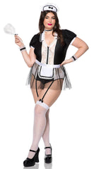 Plus Size Naughty French Maid Costume - Image 1
