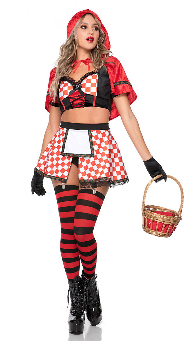 Sexy Red Riding Hood Costume - Image 4