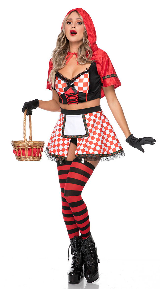 Sexy Red Riding Hood Costume - Image 2