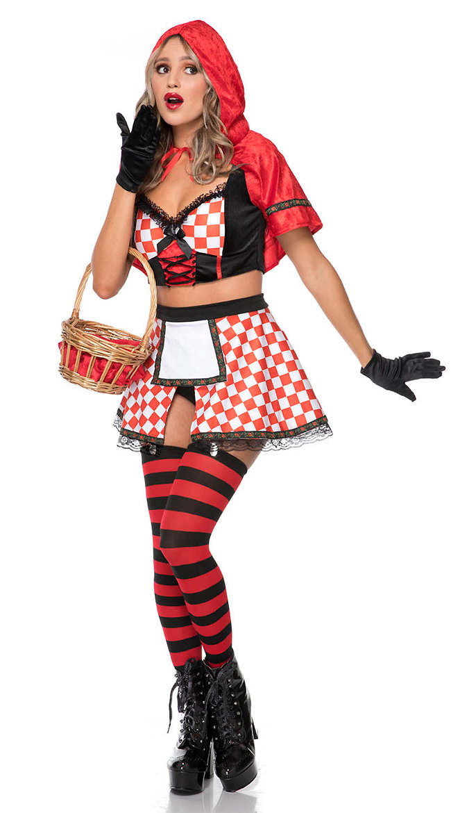 Sexy Red Riding Hood Costume - Image 6