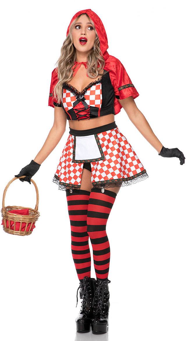 Sexy Red Riding Hood Costume - Image 7