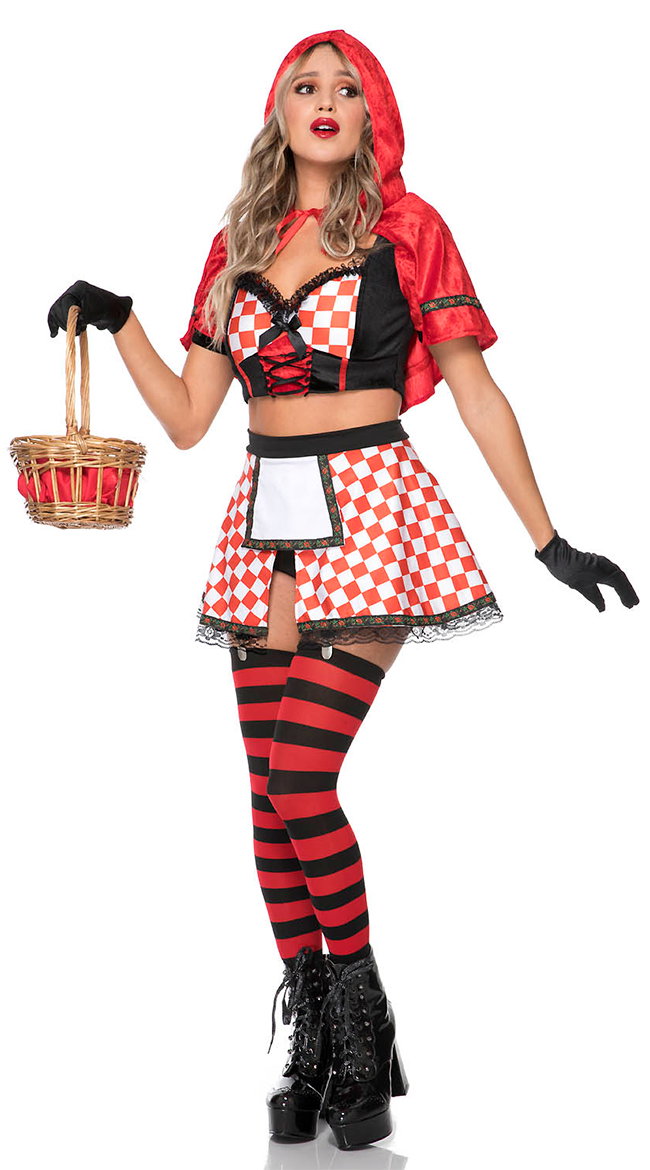 Sexy Red Riding Hood Costume - Image 9