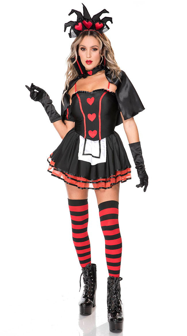 Dark Queen Of Hearts Costume - Image 8