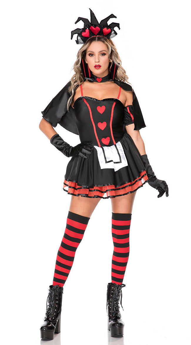 Dark Queen Of Hearts Costume - Image 2