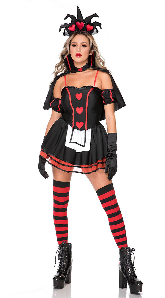 Dark Queen Of Hearts Costume - Image 7