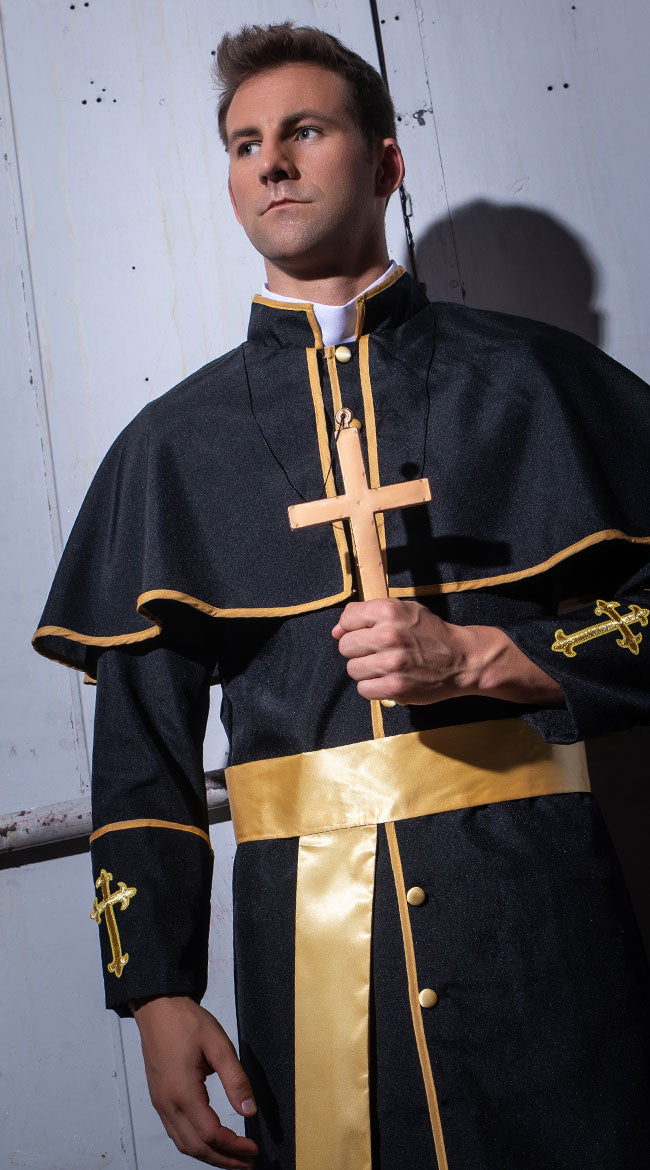Men's Deluxe Priest Costume - Image 7