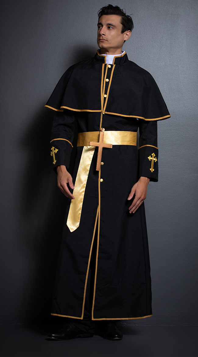 Men's Deluxe Priest Costume - Image 4