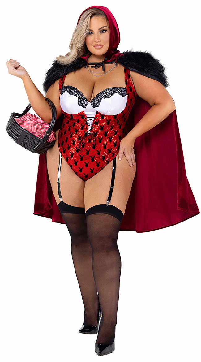 Playboy Plus Size Enchanted Forest Babe Costume - Image 1