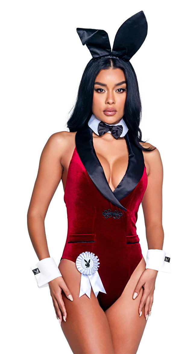 Playboy Smoking Lounge Bunny Costume - Image 1