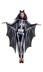 Battie Skeleton Lamé Bodysuit Two Piece Set - Image 1