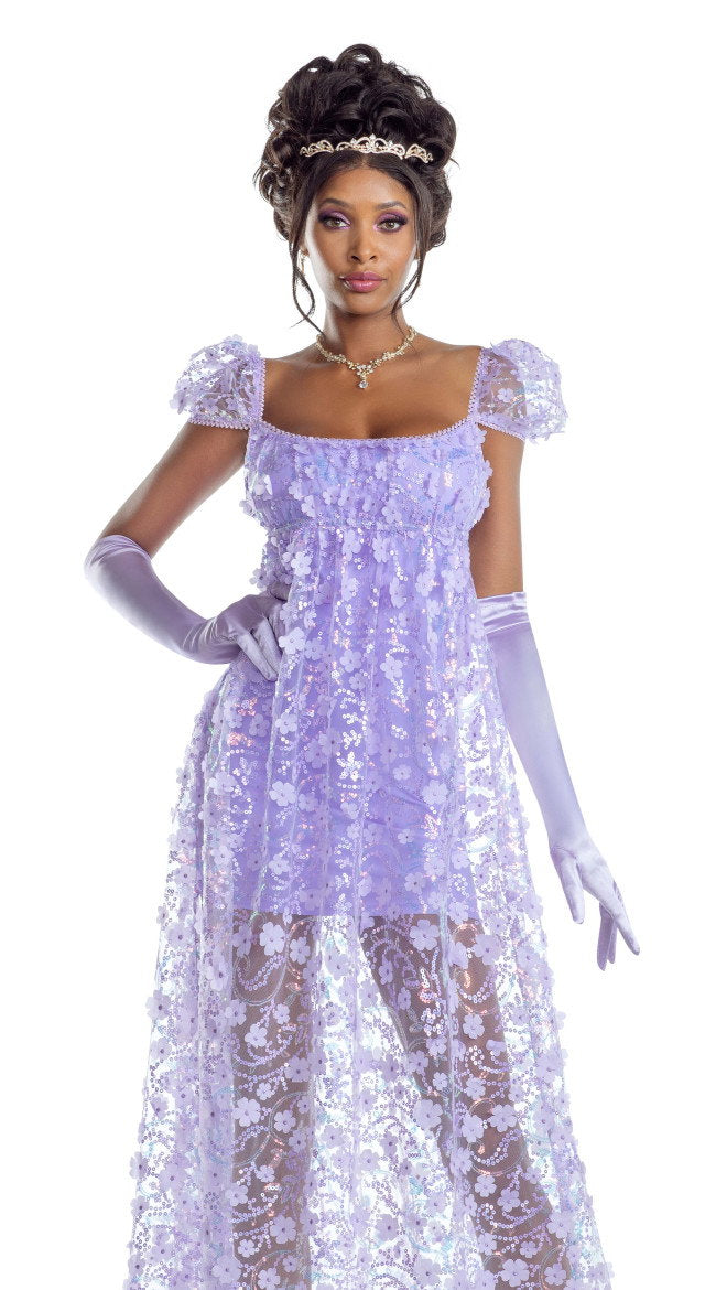 Bridgerbabe Purple Empire Dress Three Piece Set - Image 1