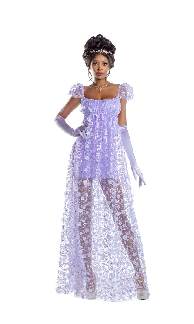 Bridgerbabe Purple Empire Dress Three Piece Set - Image 4