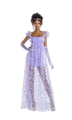 Bridgerbabe Purple Empire Dress Three Piece Set - Image 4