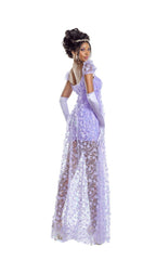 Bridgerbabe Purple Empire Dress Three Piece Set - Image 2
