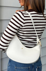 Peta And Jain Cinder White Shoulder Bag