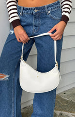 Peta And Jain Cinder White Shoulder Bag