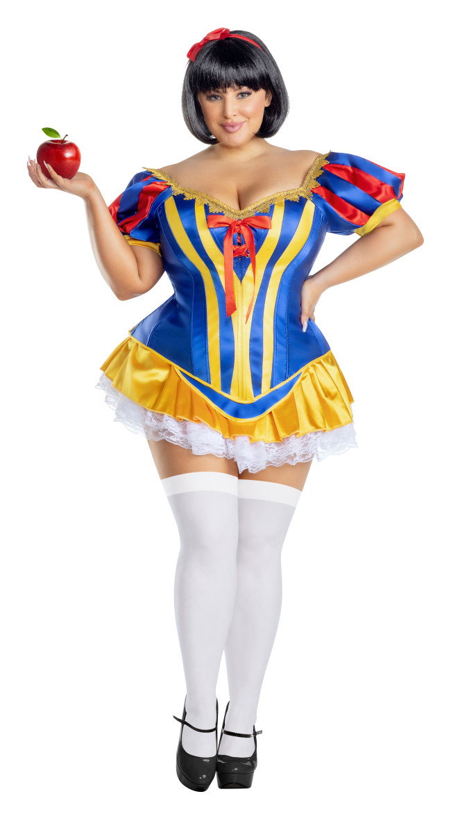 Plus Fairy Tale Snow White Bedroom Costume - Image 4