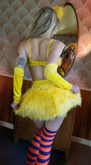Big And Fluffy Yellow Bird Costume - Image 4