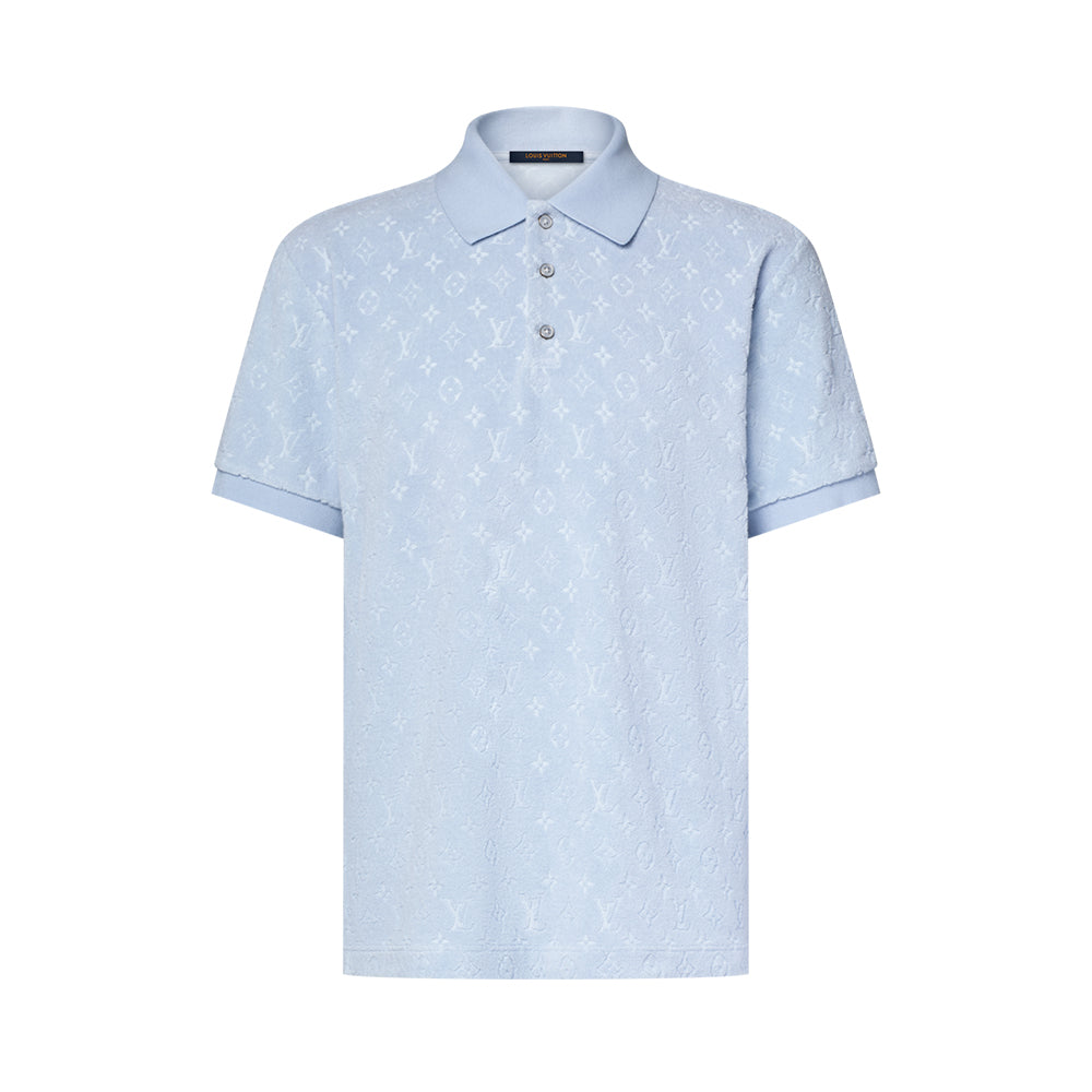 LOUIS VUITTON Monogram French Terry Polo Shirt #383441