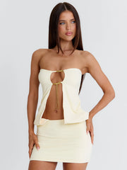 Azula Mini Dress Baby Yellow