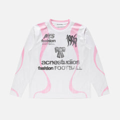 Acne Studios Sports Jersey Graphic T-shirt and Shorts #386579