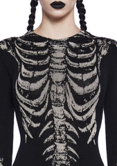 Bone Collector Knit Midi Dress