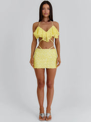Emari Crop Top Yellow
