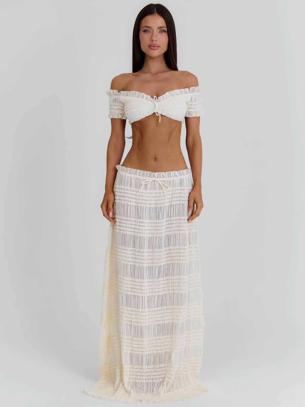 Cassidee Maxi Skirt Cream