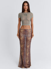 Resan Maxi Skirt Tiger
