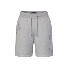 LOUIS VUITTON Embroidered Signature Zipped Hoodie and Shorts #387154