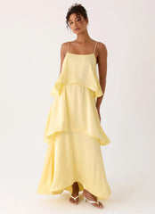 Becka Maxi Dress - Yellow