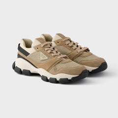 PRADA Mesh Fabric And Suede Sneakers #394882