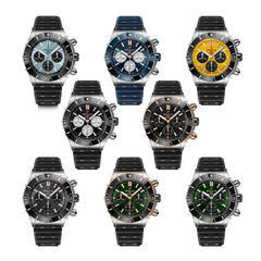 Breitling Silicone Bracelet Mechanical Watch #nigo96675