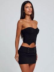 Ellis Corset Top Black