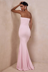 Ceremony | Pink Bandeau  Maxi Dress
