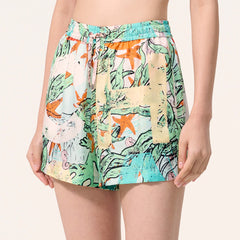 CHANEL Shorts Silk Multicolor #386380