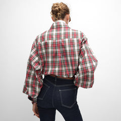 CELINE SHIRT IN TARTAN COTTON #386082